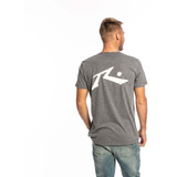 Remera Hombre Rusty Competition Gris Melange