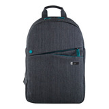 Mochila Zom Zb-310j Notebook 16 Gris Turquesa Impermeable 