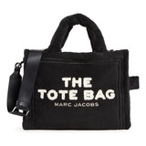 Marc Jacobs The Terry Bolso Tote Mediano Para Mujer, Negro, 