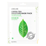 Mascarilla Facial Refrescante Y Hidratante De Té Verde (5pz)