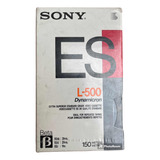 Beta Sony Videocasete Nuevo Cerrado L-500 Videocassette