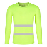 Camisas Fluorescentes Blancas De Alta Visibilidad, Camiseta