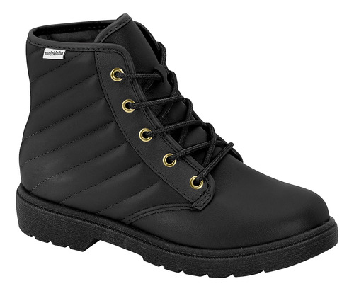 Bota Feminina Infantil Coturno Molekinha Matelassê 2164125