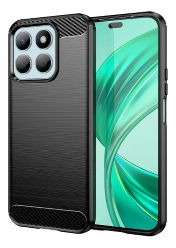 Capa Para Huawei Honor X8b (tela 6.7) Carbon Fiber