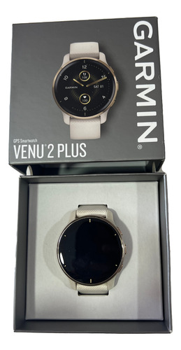 Smartwatch Gps Garmin Venu 2 Plus Cream Gold 