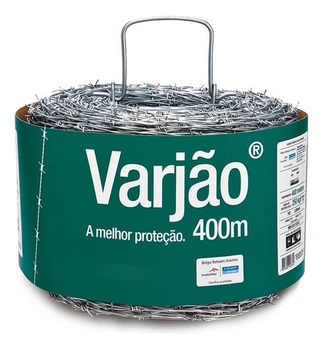 Arame Farpado 400m F14 Varjão Belgo