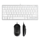 Teclado Macally, Inalambrico/recarga Usb C/con Mouse