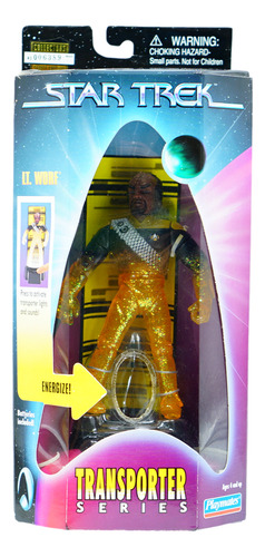 Star Trek Collector Series Transporter Lt Worf 1998 Edition