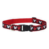 Minnie & Mickey: Collar Para Mascotas Con Encanto Disney Color Rojo