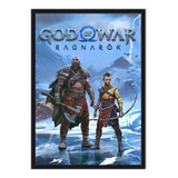 Cuadro Enmarcado - Póster Videojuego God Of War Ragnarok 