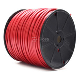 Cable Flexible Automotriz Calibre 16 Rojo Carrete 100 Mts