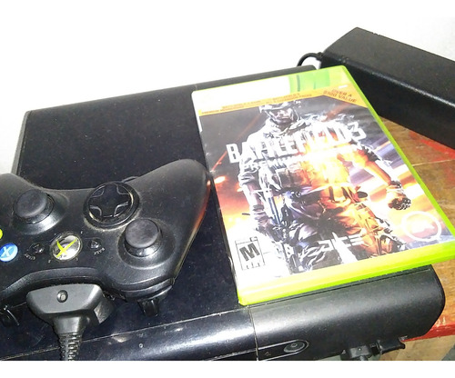 Xbox 360 Super Slim Bloqueado Vai Com 1 Jogo Original 