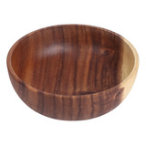 Ensaladera De Madera Ecológica 22x7.5cm Recipiente Para Alim