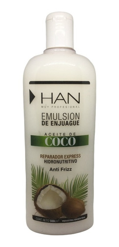 Crema De Enjuague Con Aceite De Coco Han 500 Ml