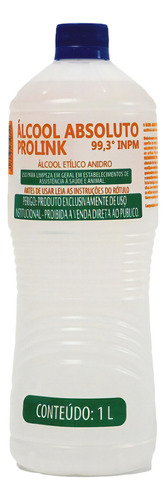 Alcool 99,3% Absoluto 1000 Ml - Prolink