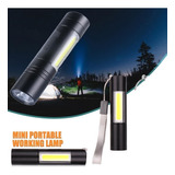 Mini Linterna Led De Bolsillo 2 En 1 Recargable