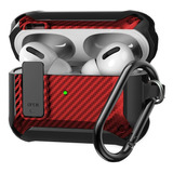 Funda Para AirPods 1 2 3 Pro 2 Protectora Mosquetón Colores