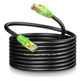 Lekvkm Cable Ethernet Cat8 De 400 Pies S/ftp Para Exteriores