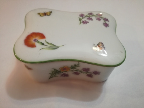 Antiguo Alhajero Porcelana Limoges Tiffany Francia