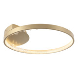 Plafon Milenium Dourado 50cm 31w 3000k - Oc027al - Bella