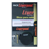 Kit Baterista Estudante Liverpool Baqueta 5a Pad Chave Afin