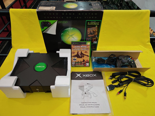 Consola Xbox Clásico Completo Con Caja Y Manual *poquito Uso