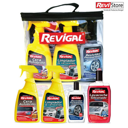 Set Revigal Quita Insecto Autobrillo Revividor Lavacoche Y+