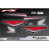 Calcos Opcionales Honda Titan Esd 2014 Bicolor Fxcalcos2