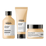 Loreal Kit Absolut Repair Gold Quinoa Trio Pequeno