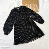 Vestido Vaporoso Puntos Zara - Ref. 3666/062
