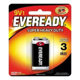 Batería 9v Eveready Super Heavy Duty X 5 Unidades