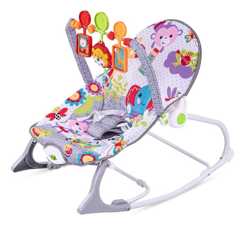 Silla Mecedora Vibradora Musical Y Anti Reflujo 3 En 1 Ibaby