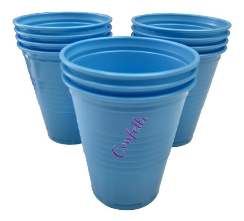25 Vasos Plásticos Descartables De Color