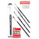 Set Heburn 5 Pinceles Small Kit 1501 Maquillaje Profesional