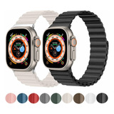 Correa Magnética For Apple Watch Band 8 7 Se 6 5 4 3