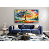 Cuadro Grande Arbol  Para Sala Comedor Alcoba 120x70 Cm