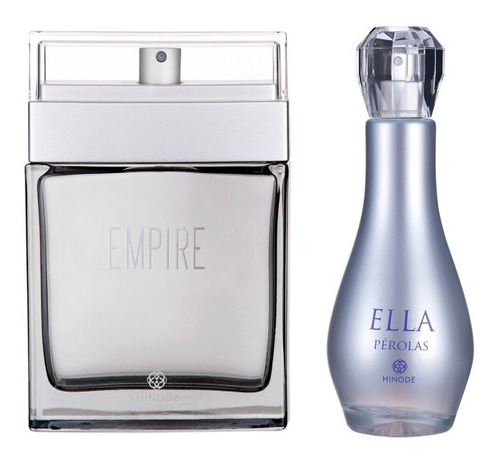 Kit  Perfume Masculino Empire New. Feminino Ella Pérolas.
