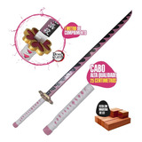 Espada Anime Kimetsu No Yaiba Com 1metro E De Madeira De Lei