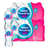 24 Pack Agua Embotellada Nestle Pureza Vital 1 Litro C/u