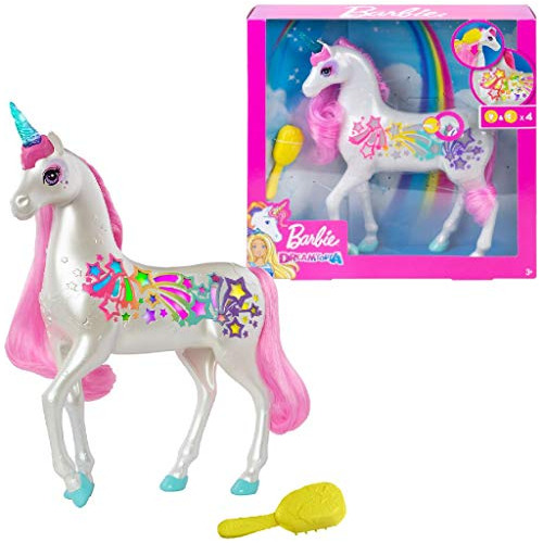 Barbie Dreamtopia Brush 'n Sparkle Unicorn Con Luces Y Sonid