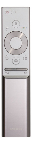 Controle One Remote Tv Qled Samsung Bn59-01270a Voz Prata