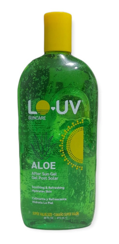 Gel Refrescante Lo Uv Aloe Antes No Ad - mL a $98