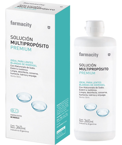 Solución Multipropósito Farmacity Lentes Blandas X 360 Ml