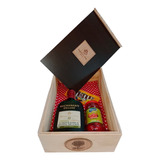 Caja Madera Licor Whisky Tapa W - mL a $445