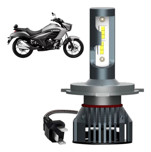 Foco Led H4 Moto Suzuki Intruder 150 14000lm Motocicleta Luz