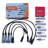 Kit Cables Pvc+bujias Vw Gol G2 Country G3 Saveiro B/redonda