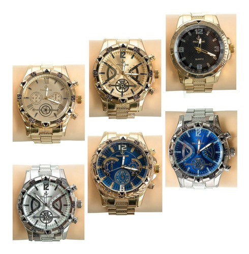 Kit Luxo 10 Relógios  Masculinos Atacado Revenda  Promoçao 