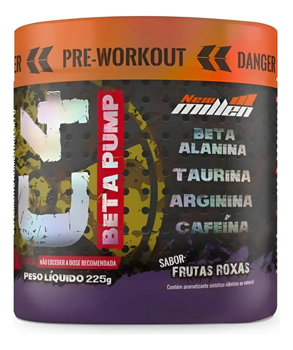 Pré Treino C4 Beta Pump (225g) New Millen Pré Workout | MercadoLivre