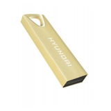 Paquete De 3 Memorias Usb Hyundai U2bk/32gag, Oro, 32 Gb