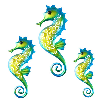 Caballito De Mar De Metal Para Decoración De Pared | Meses sin interés